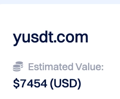 Yusdt.com OTCdomain