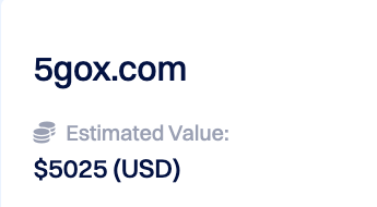 5Gox.com OTCdomain